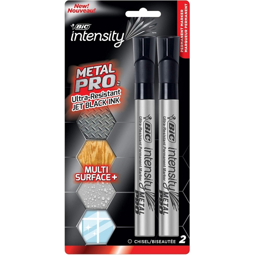 Bic markeerstift Marking Pro ronde punt zwart