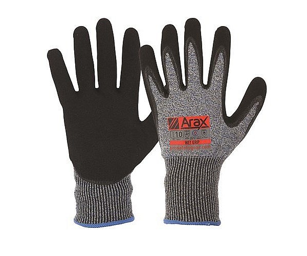 PROCHOICE ARAX NITRILE SAND DIP ON 13G LINER Cut Resistant Gloves