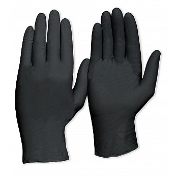 Prochoice Black Nitrile Heavy Duty Powder Free Gloves Box Of 100