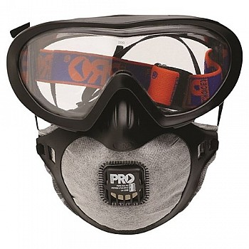 Filter Spec Pro Goggle And Mask Combo P2 Valve Carbon Filter