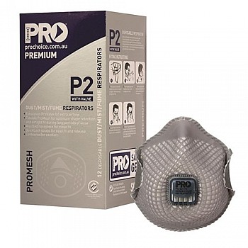 Promesh Respirator P2 With Valve Pc822 Box Of 12