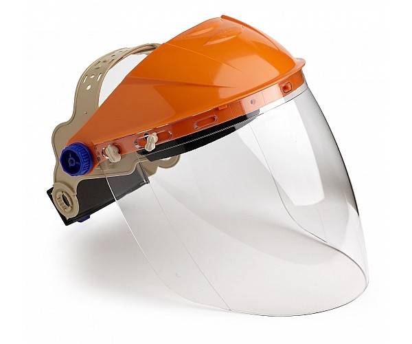 STRIKER BROWGUARD WITH VISOR CLEAR LENS ECONOMY Face Shields