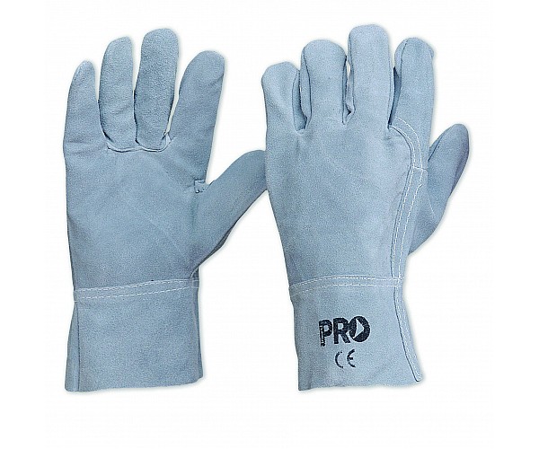 Grey Leather Heavy Duty Glove 7407 Leather Gloves
