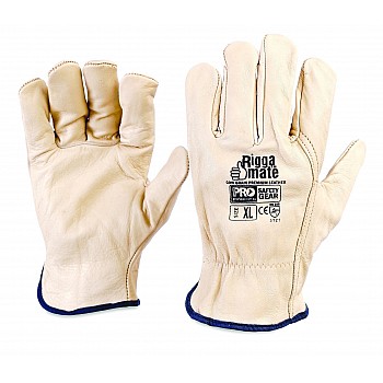 Riggamate Cow Grain Premium Leather Glove