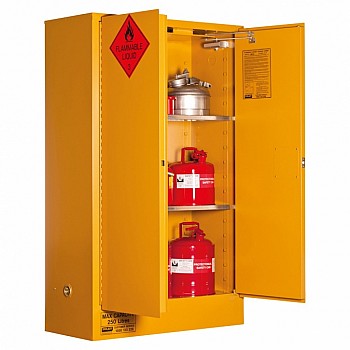 Flammable Liquid Storage Cabinet: 250L - 2 Doors-3 Shelves