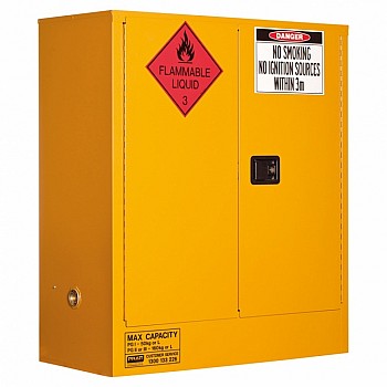 Flammable Liquid Storage Cabinet: 160L - 2 Doors-2 Shelves