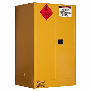 Flammable Liquid Storage Cabinet: 425L - 2 Doors -3 Shelves