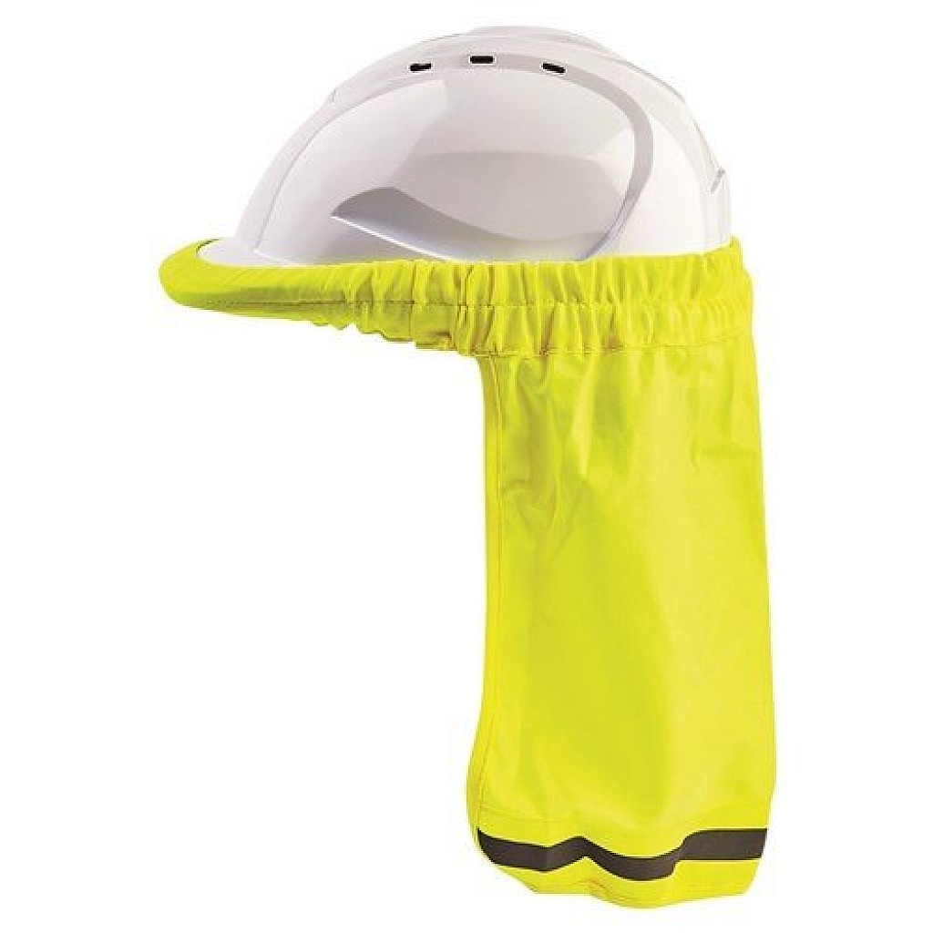 Hard Hat Neck Sun Shade Fluro Yellow Pro Choice Safety Gear PROTRADE Online