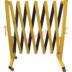 Expandable Barrier - Yellow/Black Expandable Barrier - Yellow/Black
