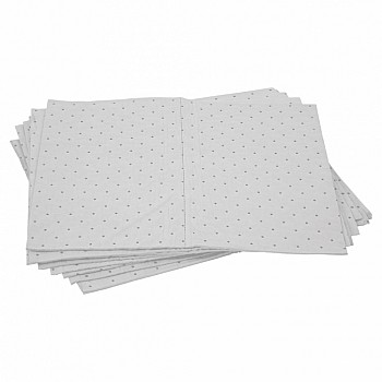 Pratt Safety White Oil and Fuel Only Absorbent Pad 300GSM - Pack of 10
