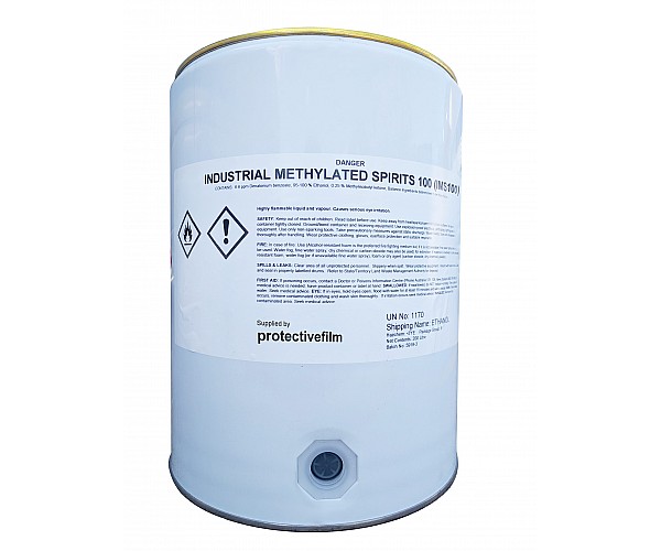 Industrial Methylated Spirits 20L 100% I.M.S Paints Solvents & Chemicals
