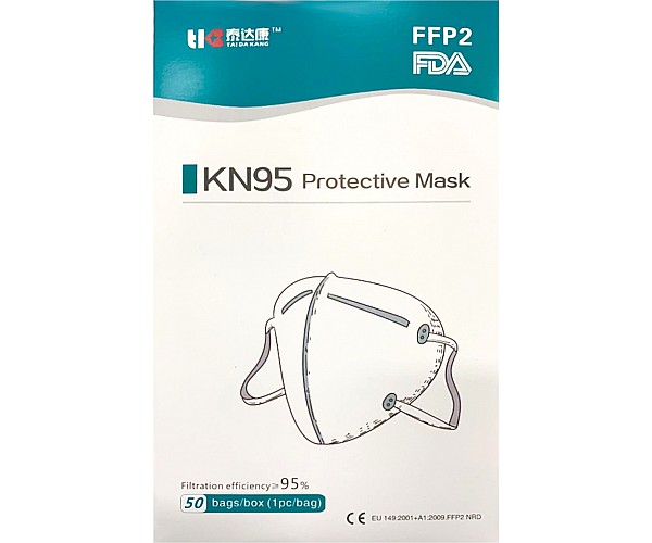 K-N95 Particulate Respirator Face Mask FFP2 FDA Approved Disposable Respirator Masks