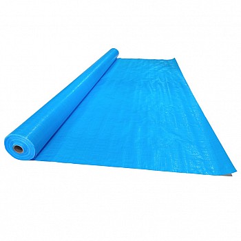 Extra Thick UV Stable Blue Poly Woven Tarp 2M X 50m 200gsm