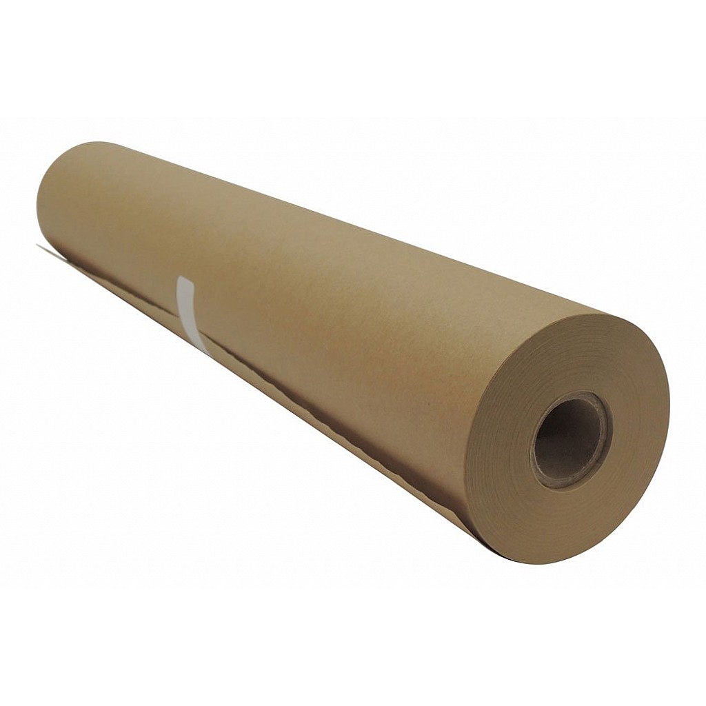 25m x 750mm STRONG BROWN KRAFT WRAPPING PAPER roll Thick quality packaging