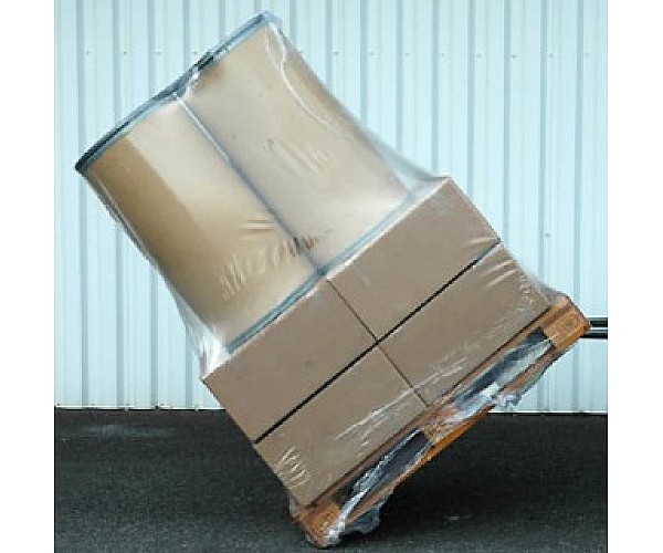 Pallet Heat Shrink Bags 1850mm x 100um in Clear - Front View