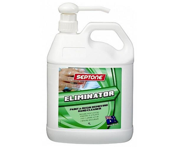 Septone ELIMINATOR paint and resin remover hand cleaner 4L