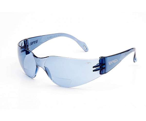 Light Blue Shamir Eyres Magnification 1.0 - 3.0 Safety Glasses