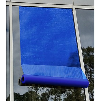 Window Protection Film Blue Self Adhesive 90 Days UV Stable