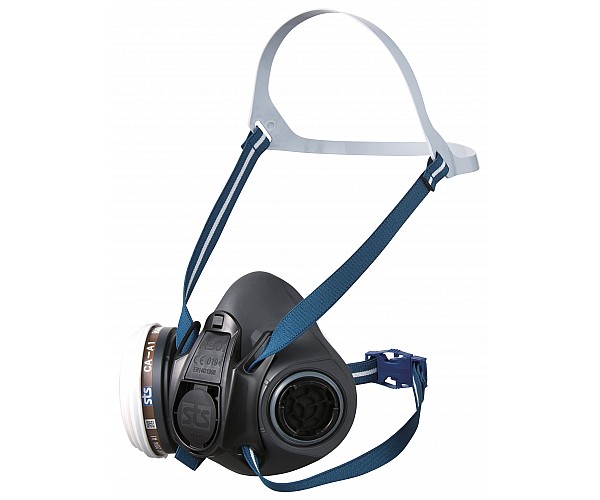STS Half Face Respirator Ultra Lightweight 110grams – TPE (Mask Only) Half Masks