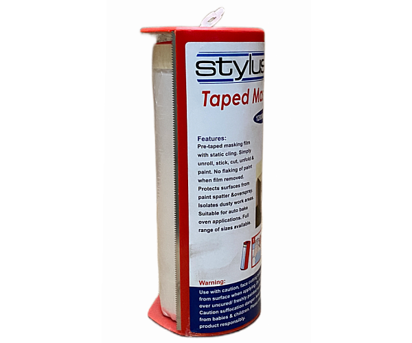 Stylus Pre Taped Masking Film With Dispenser in [colour] - Front View