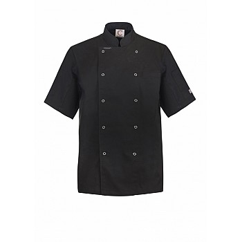 Executive Chefs Jacket With Press Studs - Short Sleeve Cj040