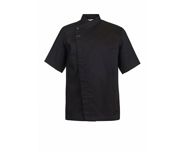 CHEFS TUNIC WITH CONCEALED FRONT - SHORT SLEEVE CJ041