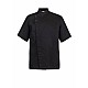 CHEFS TUNIC WITH CONCEALED FRONT - SHORT SLEEVE CJ041