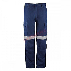 Fire Resistant Cargo Pants With Reflective Tape HRC 2 Inherent Protection Fire Resistant Cargo Pants With Reflective Tape HRC 2 Inherent Protection