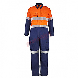 HRC2 Coverall With Tape - Flame Bluster FCT005A