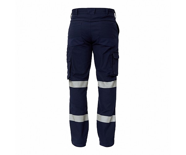 Work Craft Stretch Cargo Pants With Segmented Tape - WP4019 in [colour] - Front View