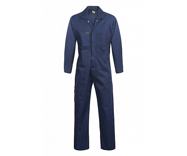 100% Cotton Button Front Coveralls With 2 Reflective Tape - Premium  Uniforms