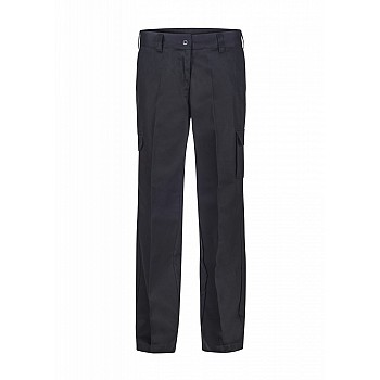 Ladies Mid Weight Cargo Cotton Drill Pants