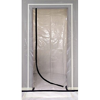 Zip Seal Doorway L Shape Dust Proof Room