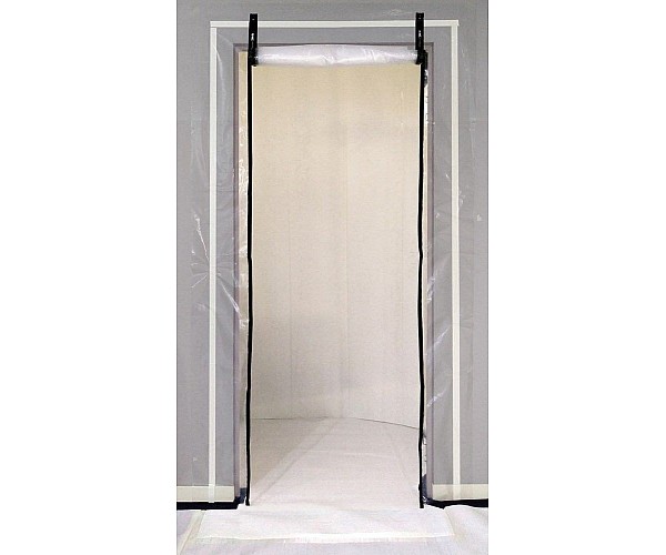Double Zip Seal Doorway - Enhanced Dust Containment for Construction Sites