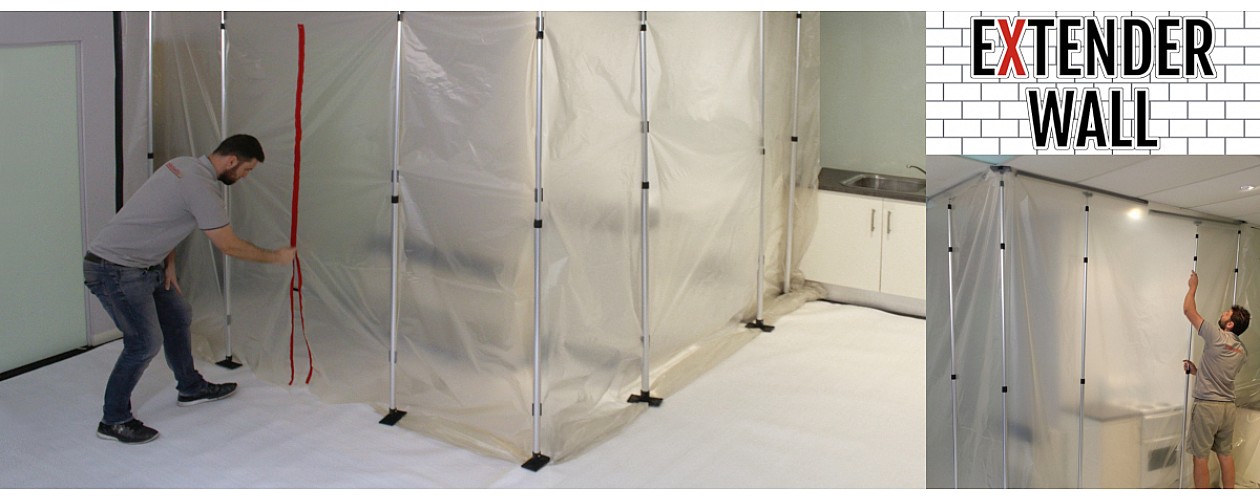 Extender Wall - Temporary Dust Containment System