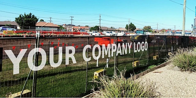 Custom Logo Print Fence Banner Mesh