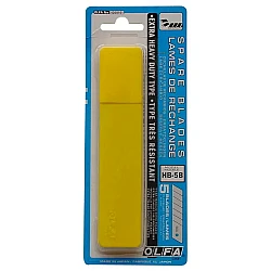 OLFA 25mm Heavy Duty Snap Blades - Extra Thick - Tube of 5 Blades OLFA 25mm Heavy Duty Snap Blades - Extra Thick - Tube of 5 Blades