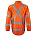 Hi Vis Close Front Shirt With X-Pattern Fr Reflective Tape