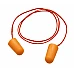 3M 1110 Corded Earplugs, Poly Bag 100 Pairs