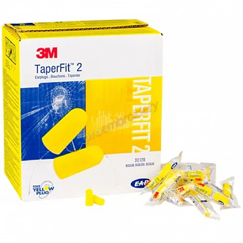 3M E-A-R TaperFit 2 Earplugs 312-1219, Uncorded Class 5 3M E-A-R TaperFit 2 Earplugs 312-1219, Uncorded Class 5