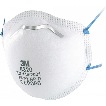 3M Particulate Respirator P2 Mask 8320 Box Of 10