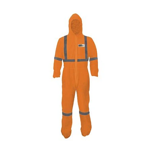 Provek Type 5/6 Reflective Taped Disposable Coveralls