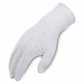 Knitted Poly Cotton Men's Gloves -  Pack of 12 Pairs