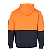 SW38 HI-VIS TWO TONE FLEECY HOODIE UNISEX