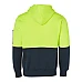 SW38 HI-VIS TWO TONE FLEECY HOODIE UNISEX