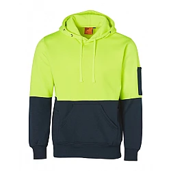 SW38 HI-VIS TWO TONE FLEECY HOODIE UNISEX SW38 HI-VIS TWO TONE FLEECY HOODIE UNISEX