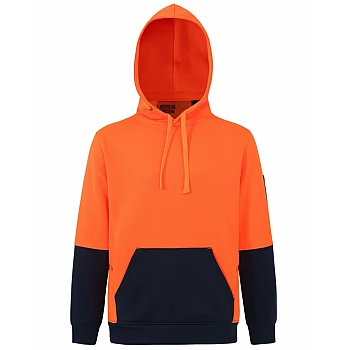 Hi Vis Two Tone Water Resistant Fleece Hoodie SW91