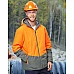 UNISEX HI VIS MODERN STYLING HOODED PUFFER JACKET