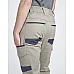Unisex cotton stretch drill cuffed work pants - WP28