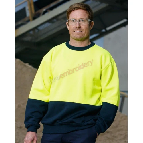 HI-VIS 2 Tone Crew Neck - SW09